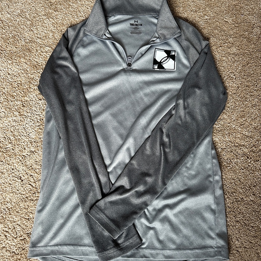 Under Armour Silver Quarter-Zip Pullover